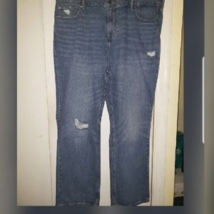 Straight leg mens jeans